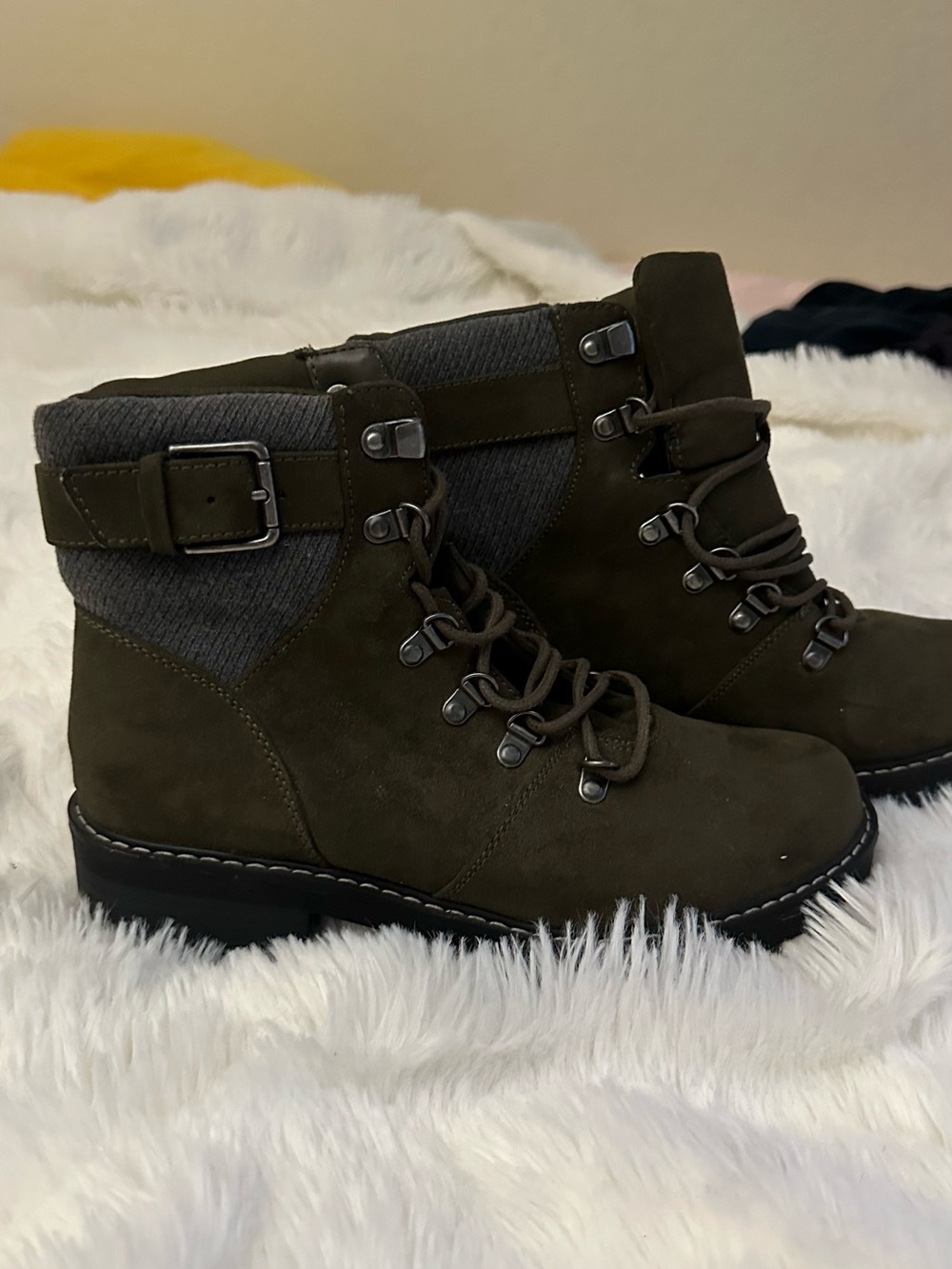 Doc marten style women’s combat boots